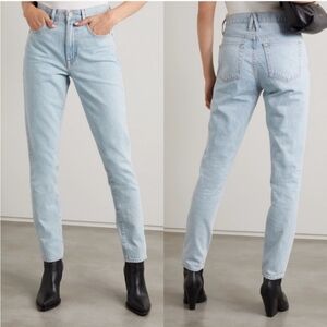 SLVRLAKE Roxy High Rise Slim Straight Jean in Clear Skies Sz 26 Normcore